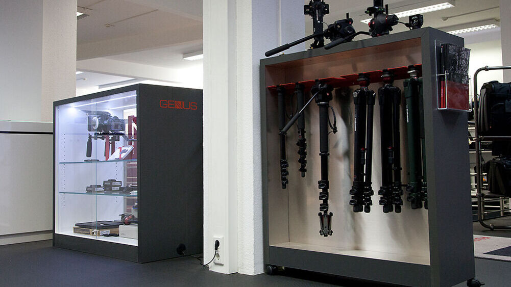 Manfrotto Ladenbau, Shop-in-Shop-Lösung ISINGERMERZ