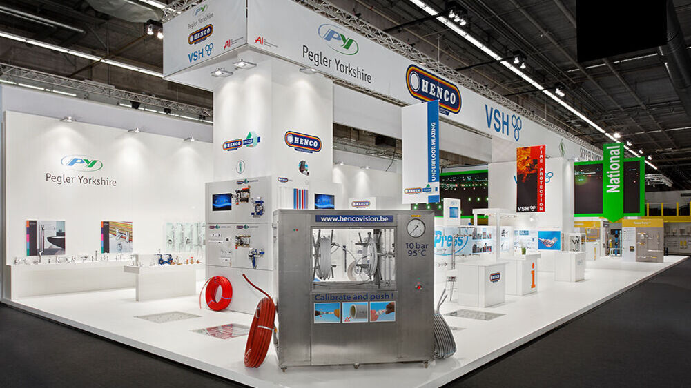 Messestand Seppelfricke, Messe ISH Frankfurt, Messebau ISINGERMERZ