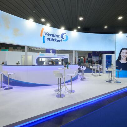 Messedesign, Standkonzept, Versicherung, Dortmund, DKM