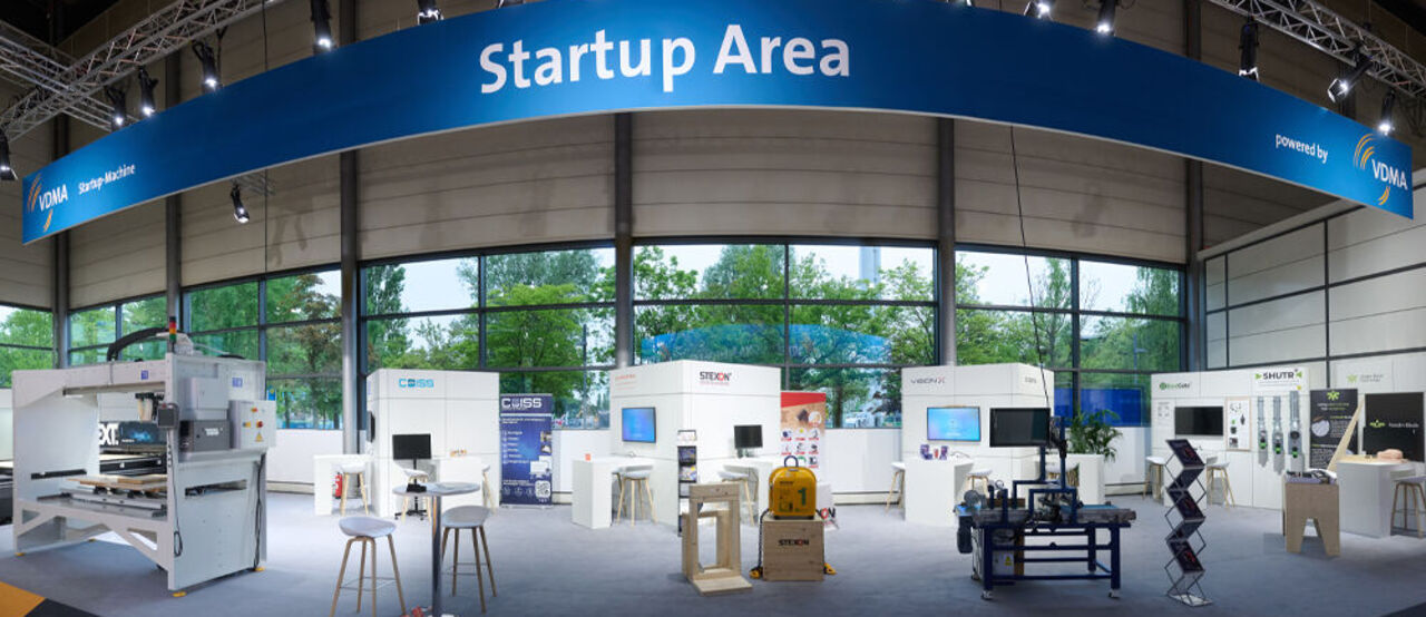 Startup Area, Newcomer Messestand