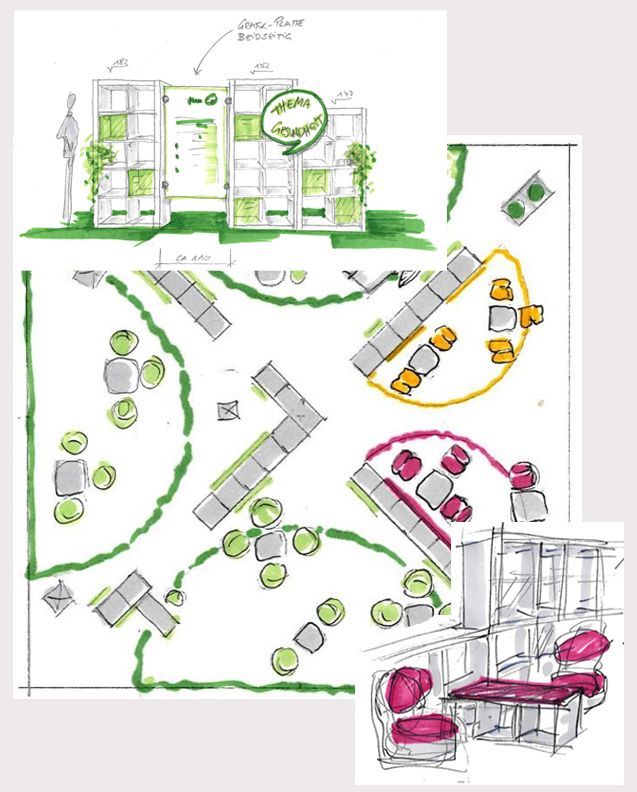 Fallstudie, Messebau, Messebaupartner, ISINGERMERZ, Standdesign, Messestand, Jet, Messe, HanseMerkur, Messestandkonzept, Beratung, Kreation, Full-Service, Skribbel