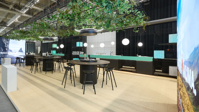 Messebau auf der ISH in Frankfurt von Isinger und Merz