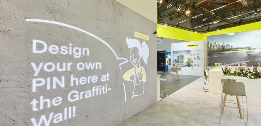 Messestand Fränkische Rohrwerke, Messe Light & Building, Frankfurt, Messebau, ISINGERMERZ