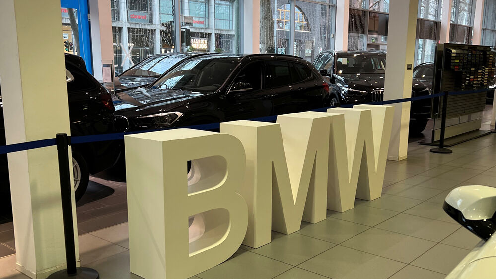 BMW, Mini, Autohaus Wiesbaden, 3D Buchstaben, Werbetechnik, Digifant, Wiesbaden, Sonderbau