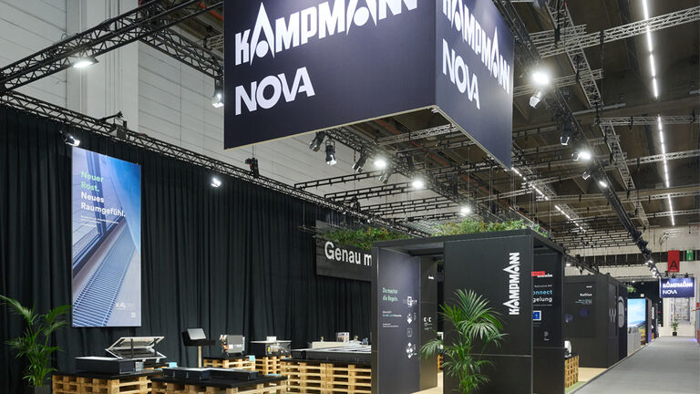 Messebau auf der ISH in Frankfurt von Isinger und Merz