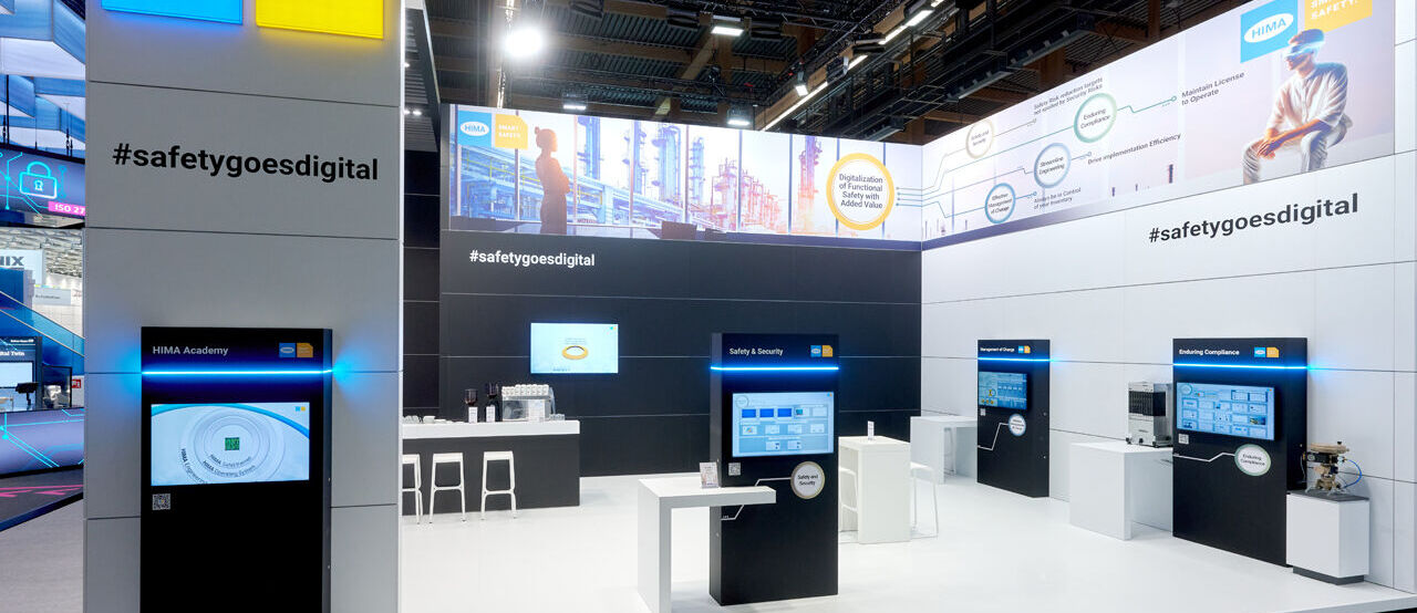 Messe Achema Frankfurt, Messestand HIMA, Messebau ISINGERMERZ