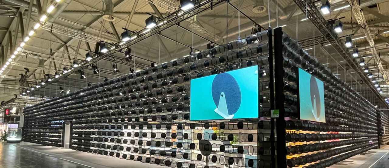 Messestand Palmberg, Messe Orgatec, Messebau ISINGERMERZ