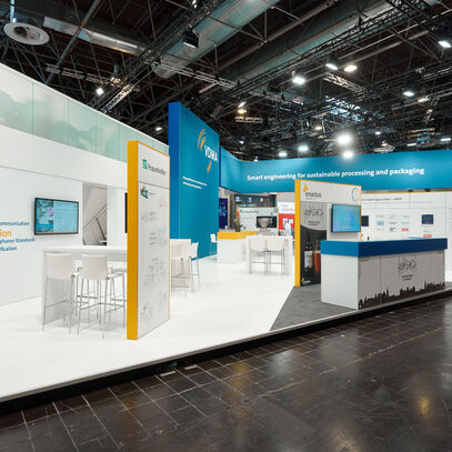 Messestand VDMA, Messe Interpack, Düsseldorf, Messebau ISINGERMERZ