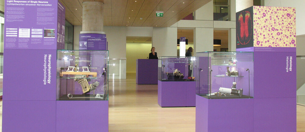 Ausstellungsbau, Max-Planck Institut, 100 years minds in motion, Werkstatt, Schreinerei, Isingermerz, temporären Ausstellung, Eventbau