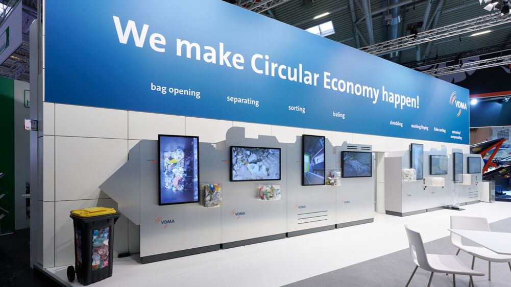 Messestand VDMA, Messe IFAT, Isingermerz, Messekonzept