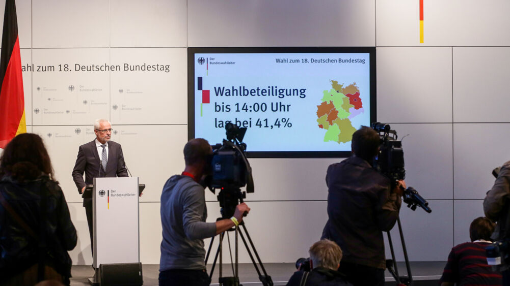 Destatis, Statistisches Bundesamt, Eventbau Bundestagswahl