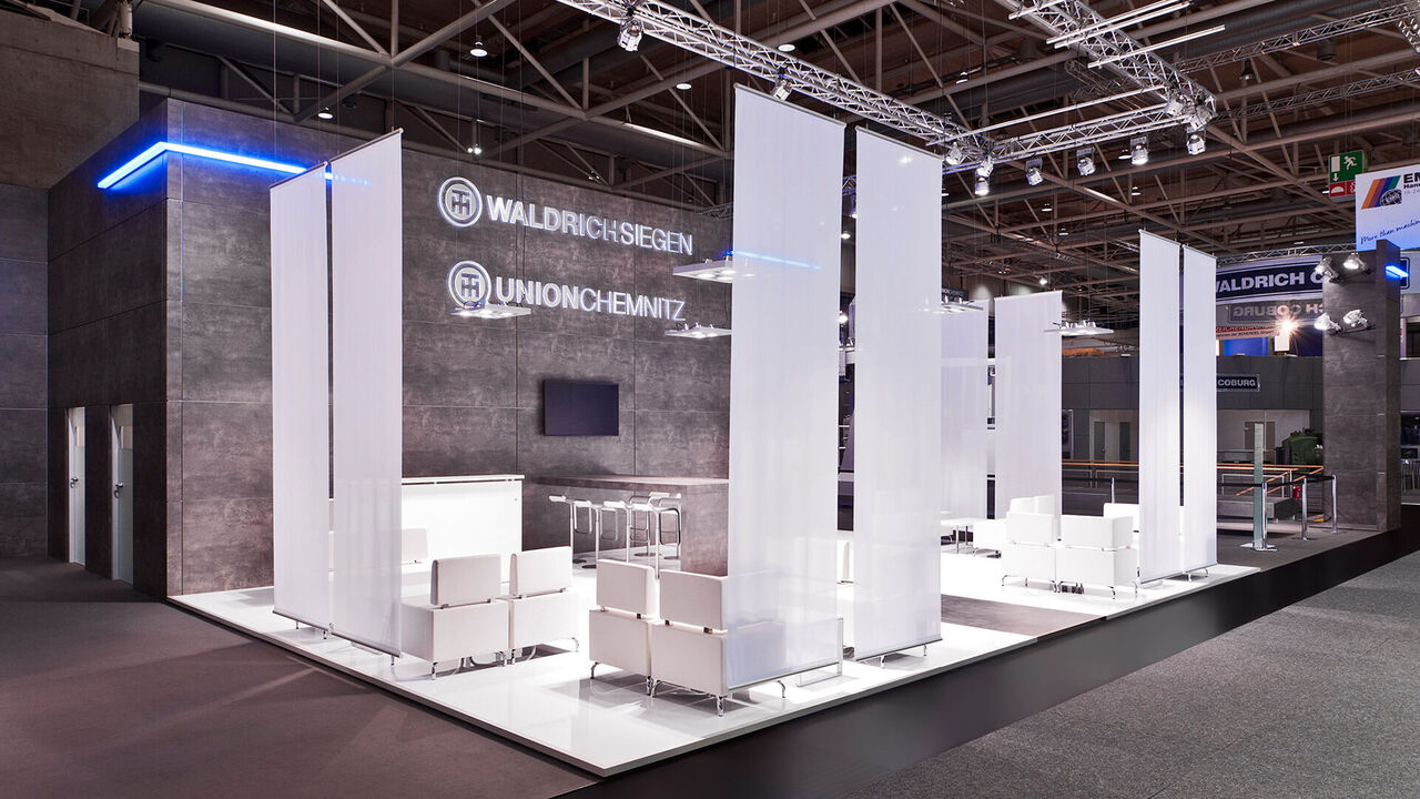 WaldrichSiegen Messestand, Messe EMO, Messebau ISINGERMERZ