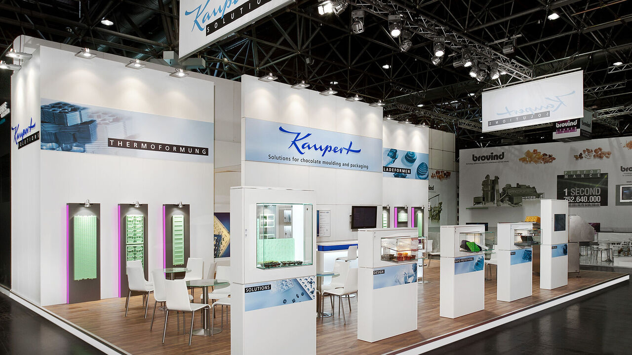 Messestand Kaupert, Messe Interpack, Messebau Isingermerz