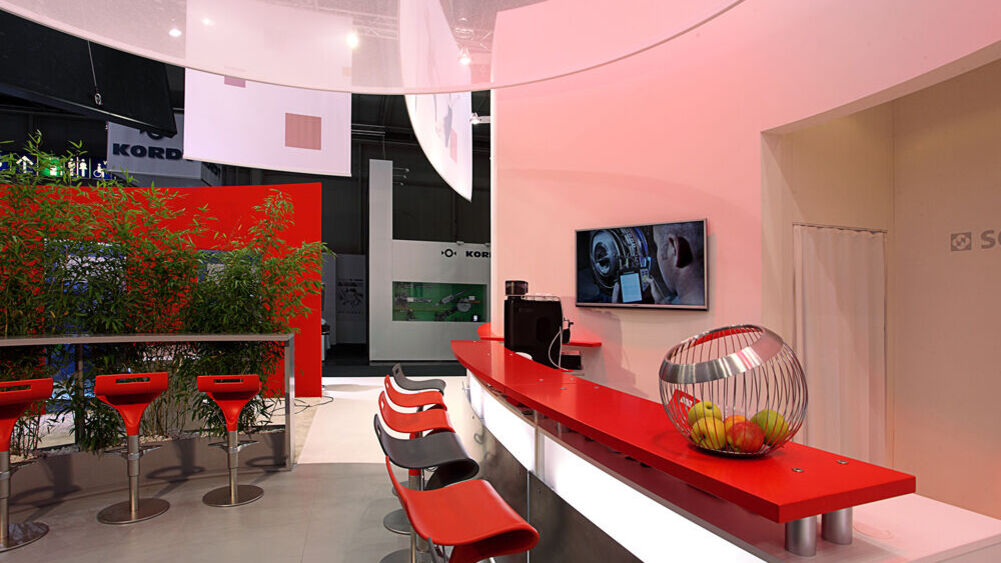Messestand Schenck Rotec, Messe EMO Hannover, Messebau ISINGERMERZ
