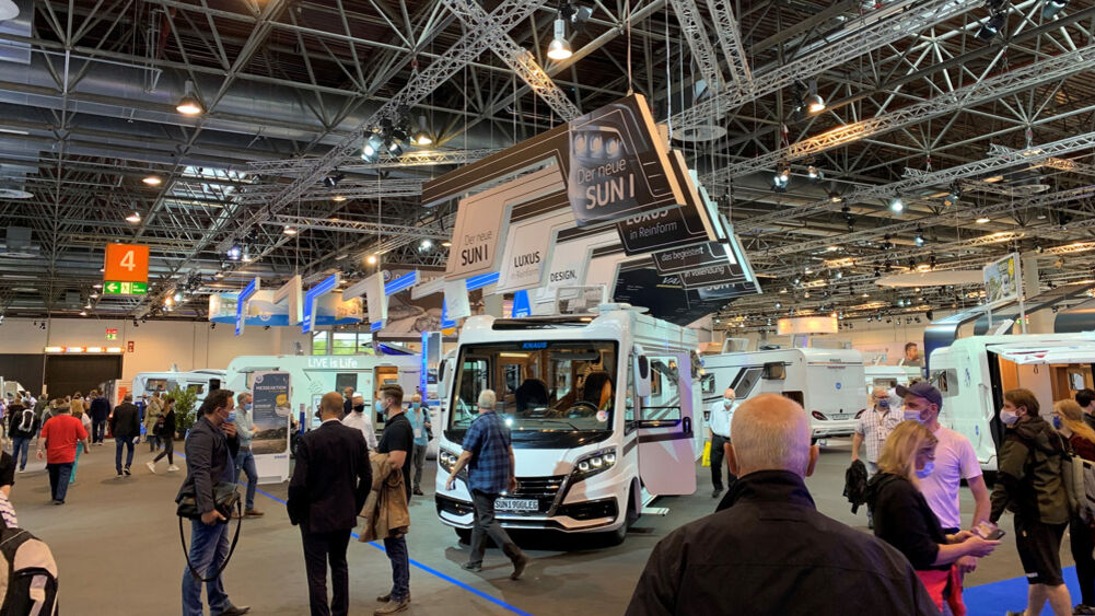 Messe Caravn Salon, Messestand, Isingermerz, Corona, Messestanddesign