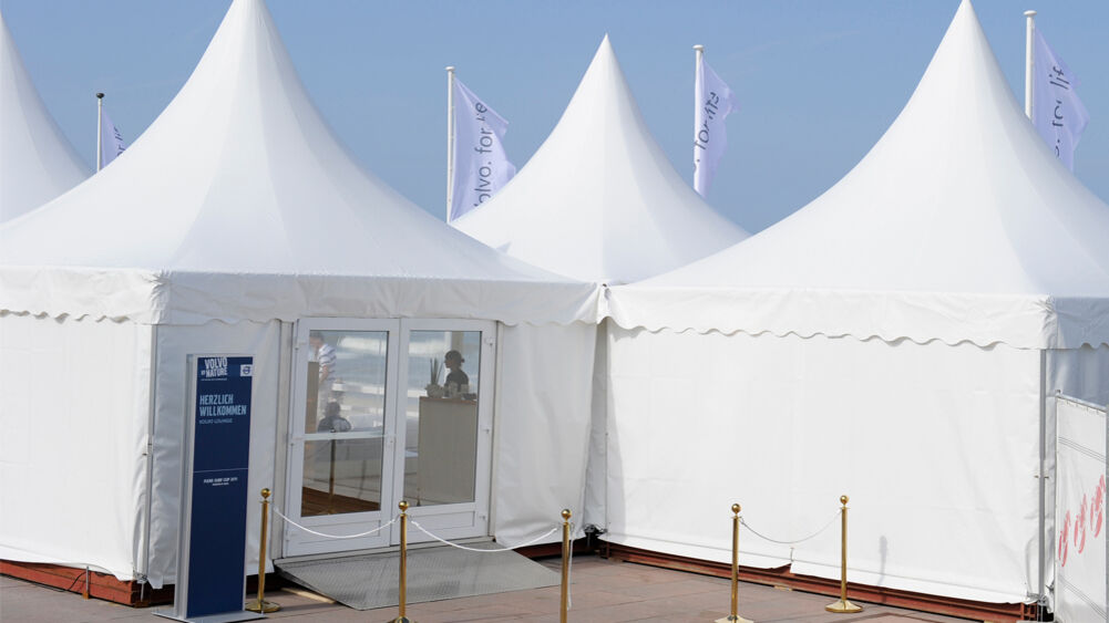 Volvo, FlensSurfcup, Sylt, Eventbau ISINGERMERZ