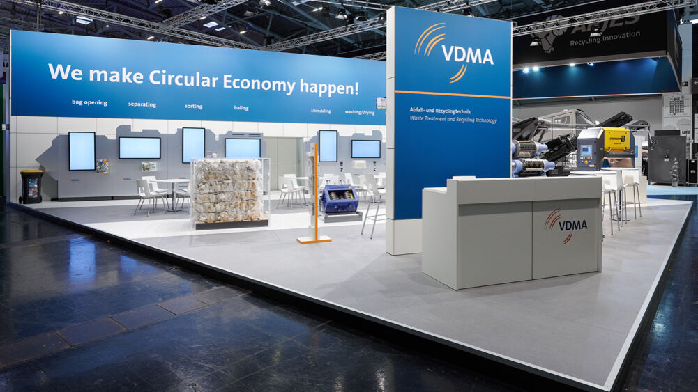 Messestand VDMA, Messe IFAT, Isingermerz, Messebau