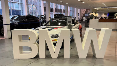 BMW, Mini, Autohaus Wiesbaden, 3D Buchstaben, Werbetechnik, Digifant, Wiesbaden, Sonderbau