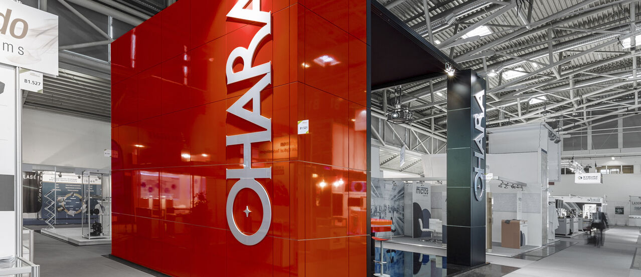 Messe Automatica München, Messestand Ohara, Messebau ISINGERMERZ