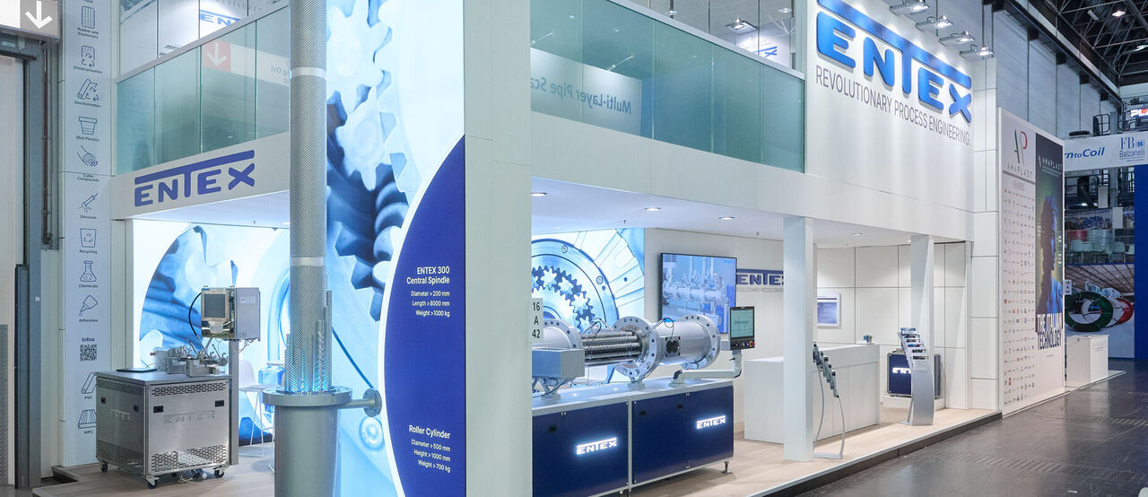 Entex, Maschinenbau, Düsseldorf, K Messe, Messestand Isingermerz