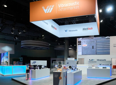 Automechanika Messebaustand von ISINGERMERZ auf der Frankfurter Messe