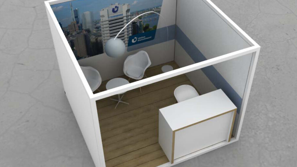 Union Investment Popup Cube, Jazzunique