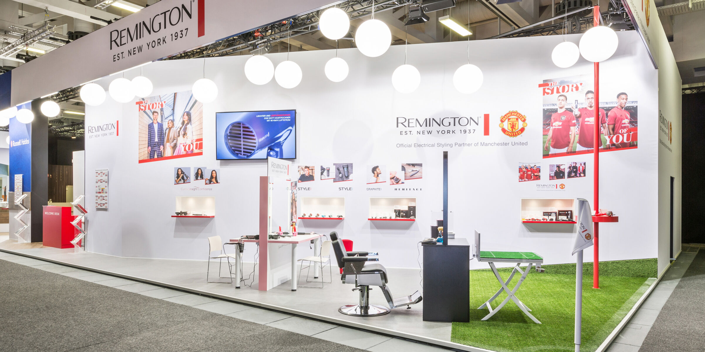 Messestand Russell Hobbs, Messe IFA, Messebau ISINGERMERZ