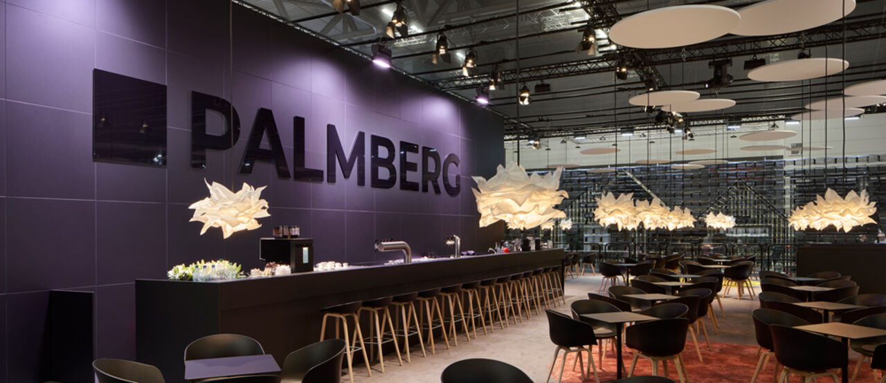 Messestand Palmberg, Messe Orgatec, Messebau ISINGERMERZ