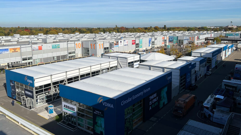 Messestand VDMA, Messe K, Düsseldorf, Circular Economy, Kreislaufwirtschaft, Nachhaltigkeit, Isingermerz, Messebau, Eventbau