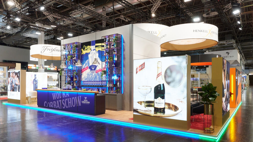 Wodka Gorbatschow, Bartheke, Prowein Messe, Isingermerz