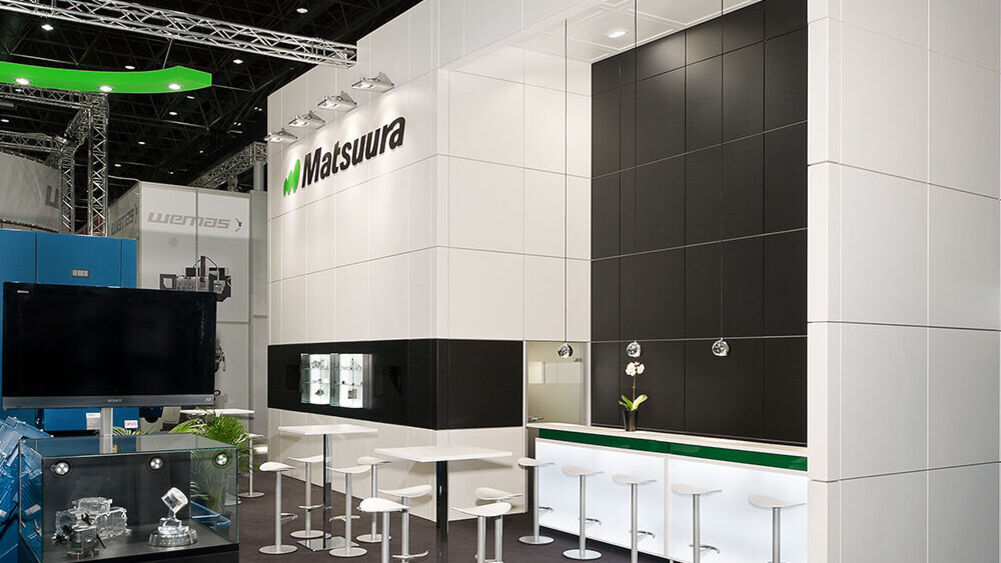 Messestand Matsuura, Messe Metav, Messebau ISINGERMERZ