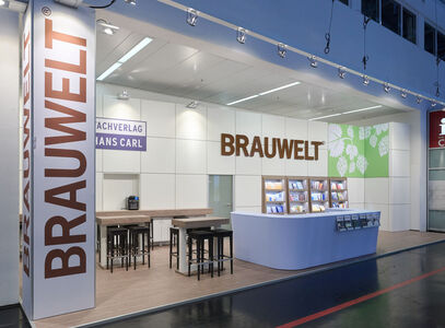 drinktec Messestand, München Messeauftritt, Fachverlag Messestand, 