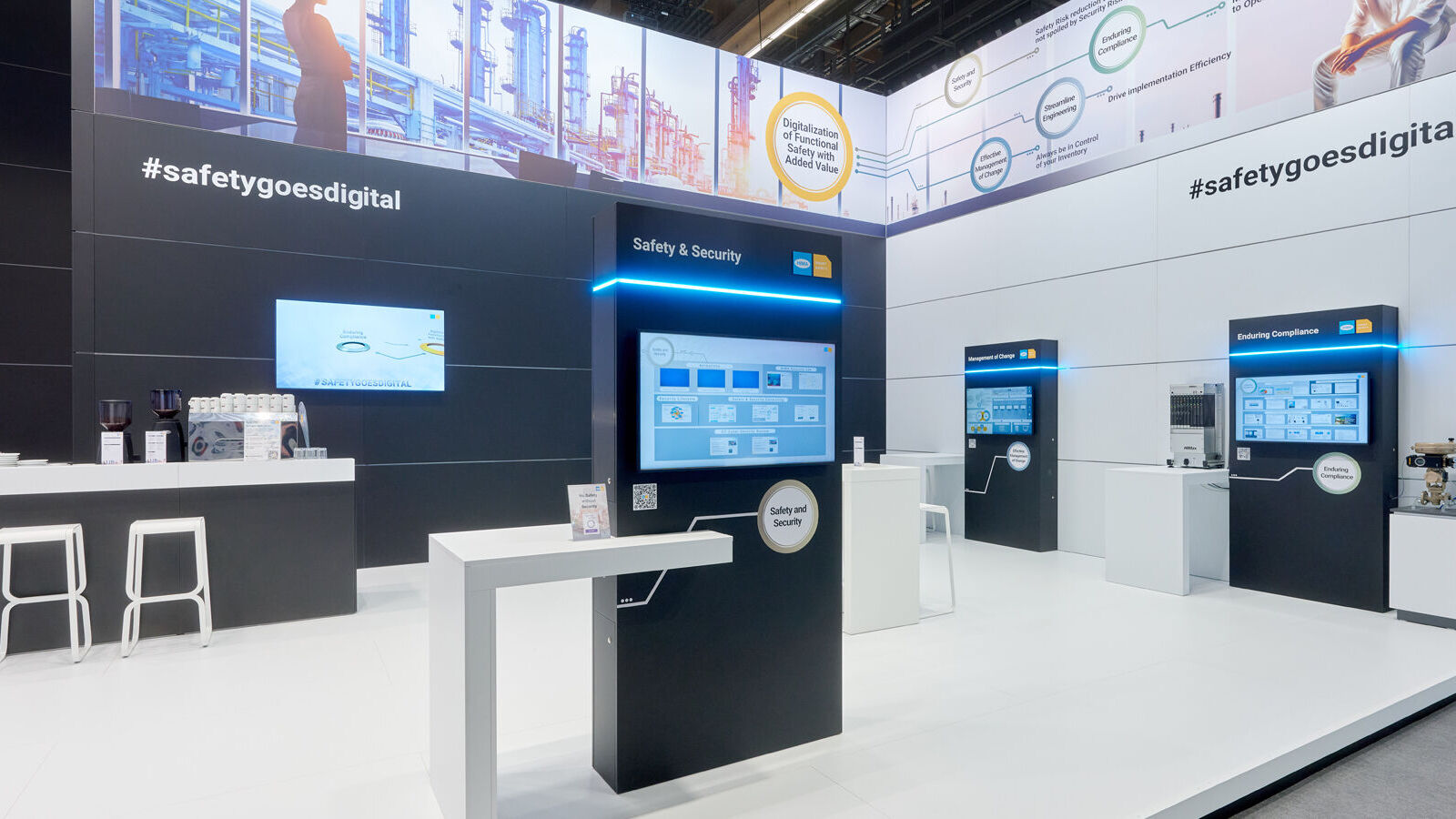Messe Achema Frankfurt, Messestand HIMA, Messebau ISINGERMERZ