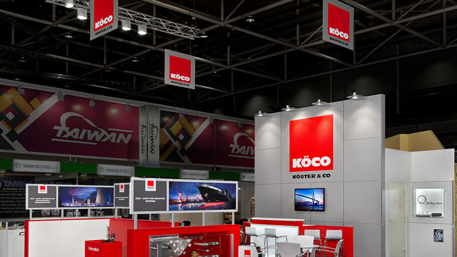Messestand Köster, Messe Euroblech, Messebau