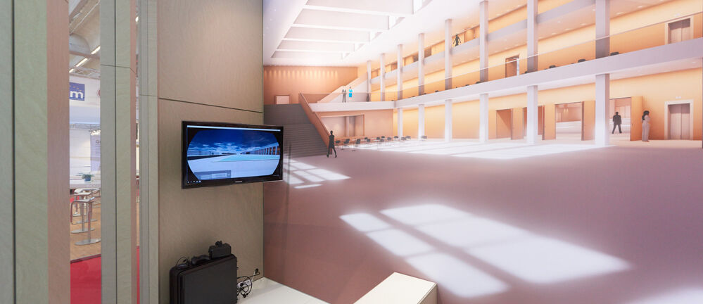 Messestand Wiesbaden Marketing, Messe Imex, RMCC, Rhein-Main-Kongress, Messebau Isingermerz, Messestanddesign