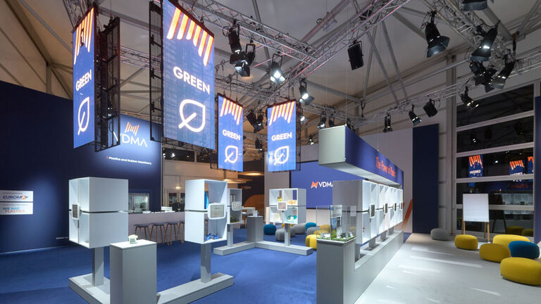 LED Mesh Panels, VDMA, Multimedia im Messebau