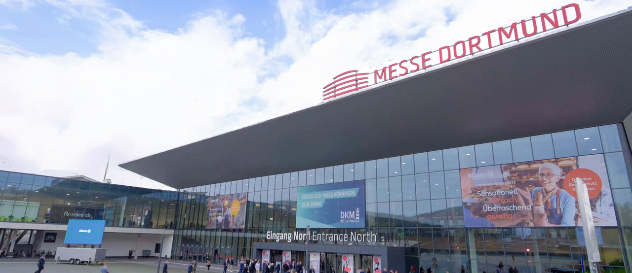 Messehalle Dortmund, Westfalenhalle Dortmund, Messebau Dortmund von Isinger und Merz
