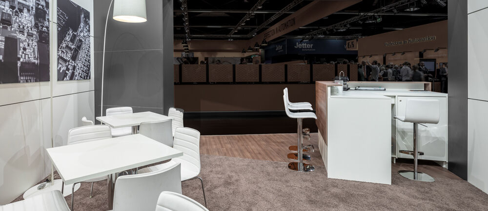 Messestand Eckelmann, Messe SPS, Isingermerz, Messebau, Messekonzept