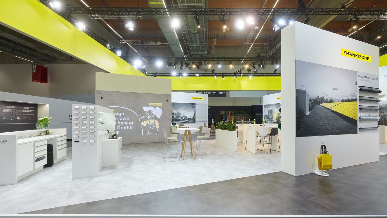 Messestand Fränkische Rohrwerke, Messebau Isingermerz