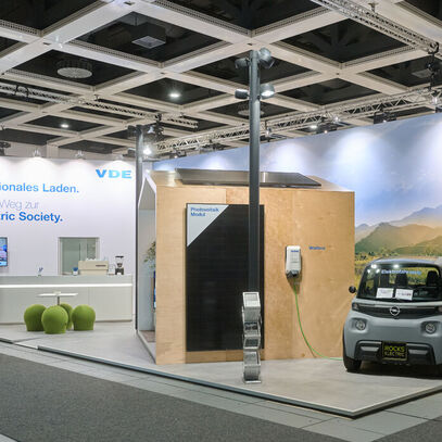 IFA Berlin Messestand VDE – Realisierung eines modularen Standdesigns durch professionelle Messebauer ISINGERMERZ