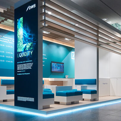 Deutsche Bank, Finanzsymposium, Messedesign, ISINGERMERZ