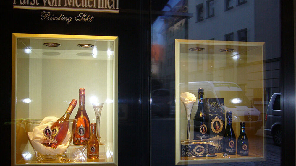 Quartier Fürstenzug Dresden, Fürst von Metternich Schaufenster