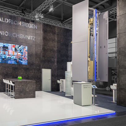 Waldrich Siegen, Messestand EMO, Hannover, ISINGERMERZ