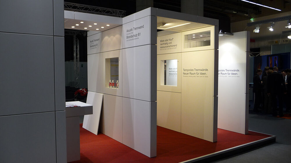 Facility Management Messe, Trennwände