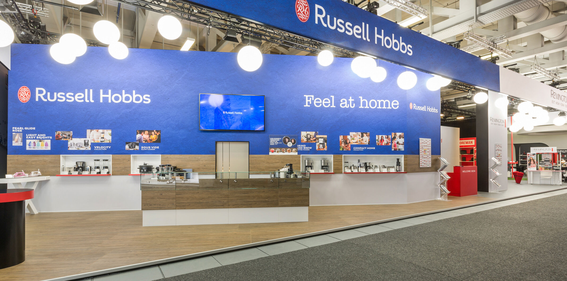Messestand Russell Hobbs, Messe IFA, Messebau ISINGERMERZ