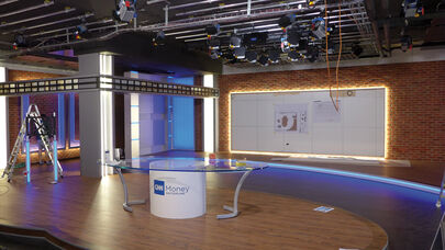 CNN-Money Switzerland, TV Sender, Senderaum, Regieraum, Content Park Zürich, Trennwand, Trennwandmieten