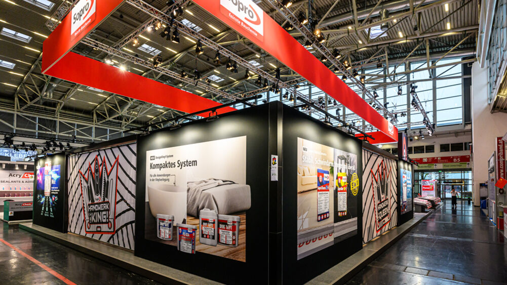 Messestand Sopro, Messe Bau, Marktplatz, Isingermerz, Standarchitektur