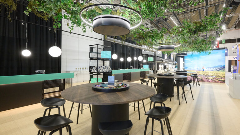 Messebau auf der ISH in Frankfurt von Isinger und Merz