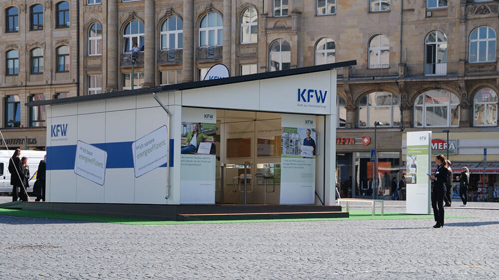 KfW Roadshow, Eventbau ISINGERMERZ