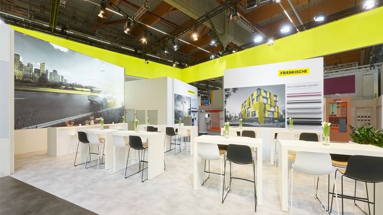 Messestand Verkaufsgesprächsbereich